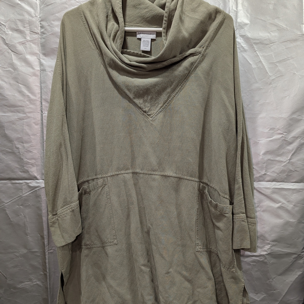 Soft Surroundings Sage Cowl Neck Top